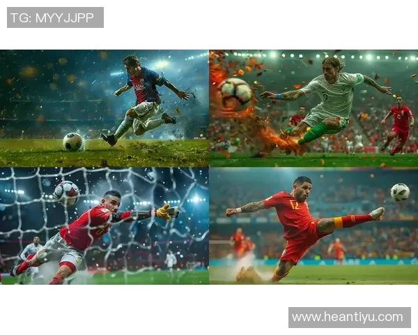 足球明星精彩瞬间高清射门照片展现足球魅力与运动激情